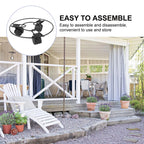 Flower Pot Tray Potted Plants Stand Round Rack Flowerpot Movable Shelf with Wheels Metal Rolling Coaster