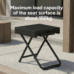 2-in-1 Foldable Seat with Side Table – Heavy Duty Portable Camping & Balcony Chair (150kg Capacity)