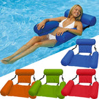 Inflatable Water Hammock Floating Bed – Portable Pool Lounge Chair for Adults