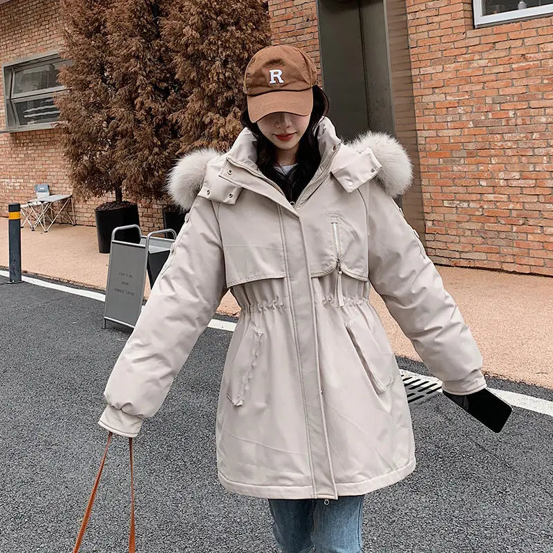 2025 New Winter Thicken Parkas with Wool Liner & Fur Collar