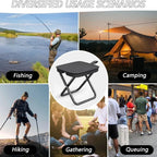 Lightweight Folding Tourist Chair – Portable Heavy-Duty Outdoor Camping & Fishing Stool