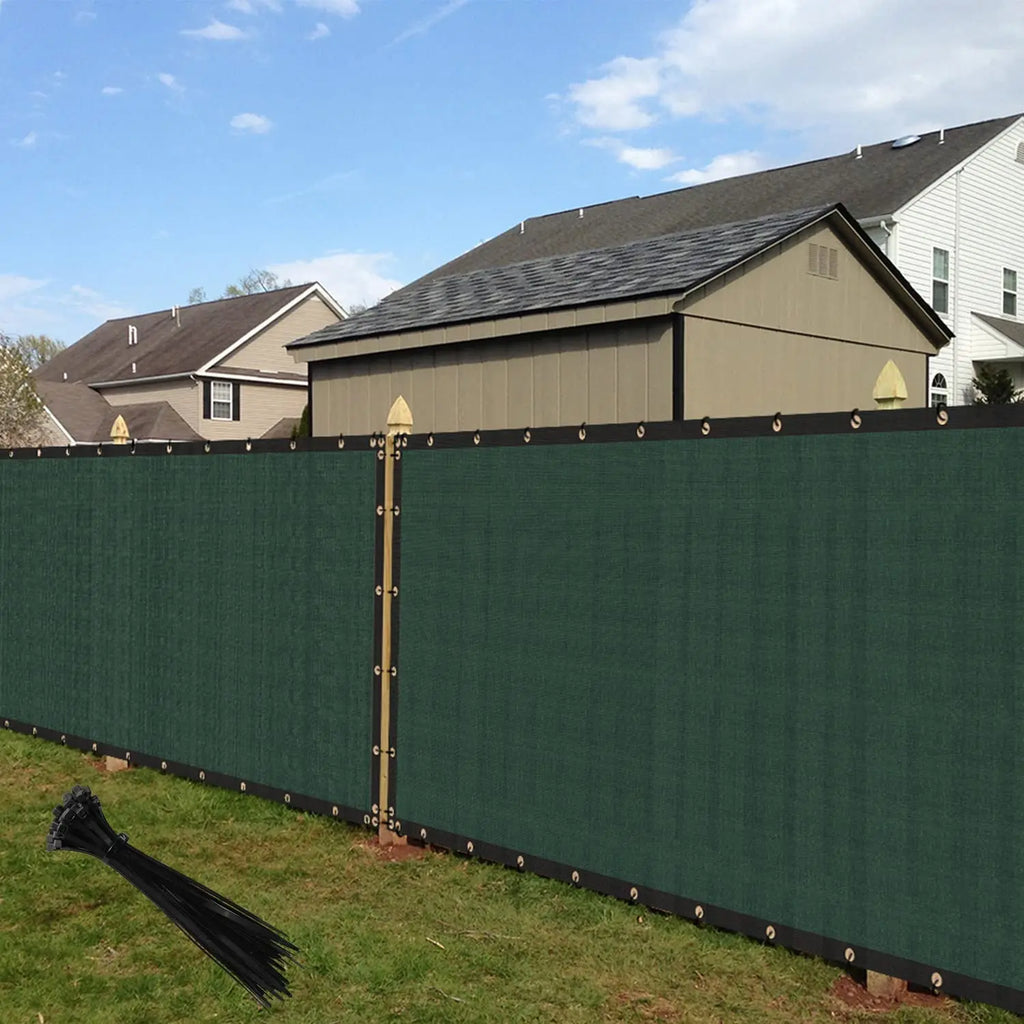 Green Fence Privacy Screen Windscreen – Heavy Duty Outdoor Privacy Barrier