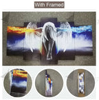 3PCS Framed Islamic Wall Art – Beige Arabic Calligraphy Canvas Prints for Home, Bedroom & Living Room Decor