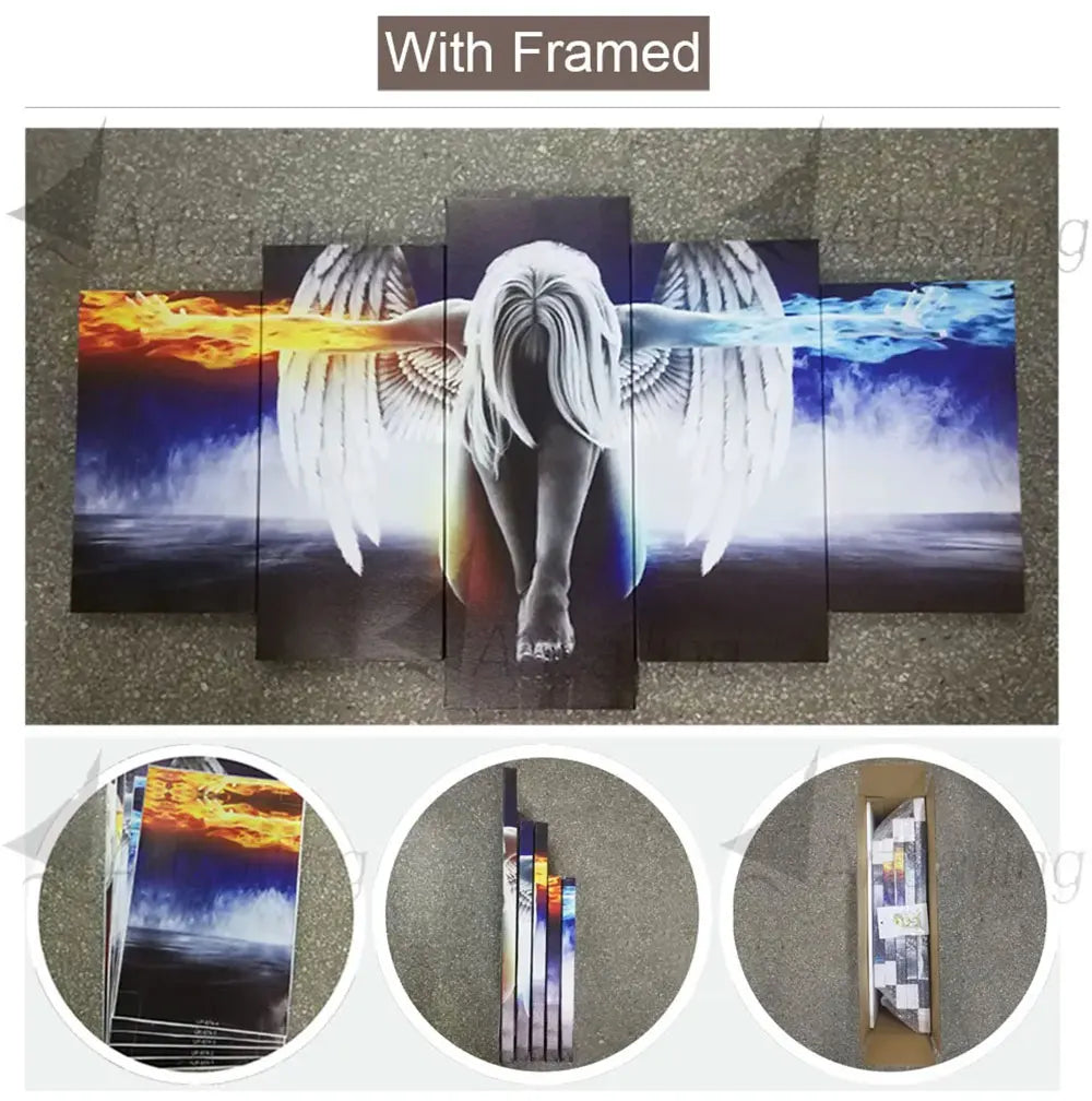 3PCS Framed Islamic Wall Art – Beige Arabic Calligraphy Canvas Prints for Home, Bedroom & Living Room Decor