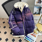 Men’s Winter Down Jacket – Thick Warm White Duck Down Puffer Coat with Hood, Windproof & Cold-Proof