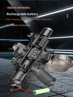 Simulated Recoil Electric Water Gun – Automatic Sensor Lights Water Pistol Toy
