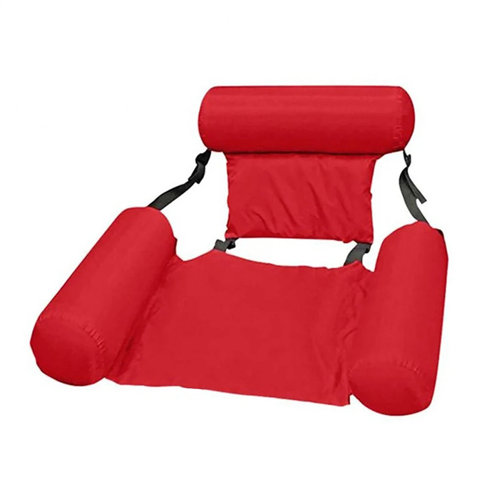 Inflatable Water Hammock Floating Bed – Portable Pool Lounge Chair for Adults