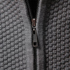 Men’s Woolen Jacket 2025 – European-Style Autumn Winter Knitted Cardigan Coat with Zipper