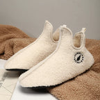 Men's Winter High-Top Plush Slippers – Warm, Lightweight & Non-Slip Indoor Outdoor Shoes