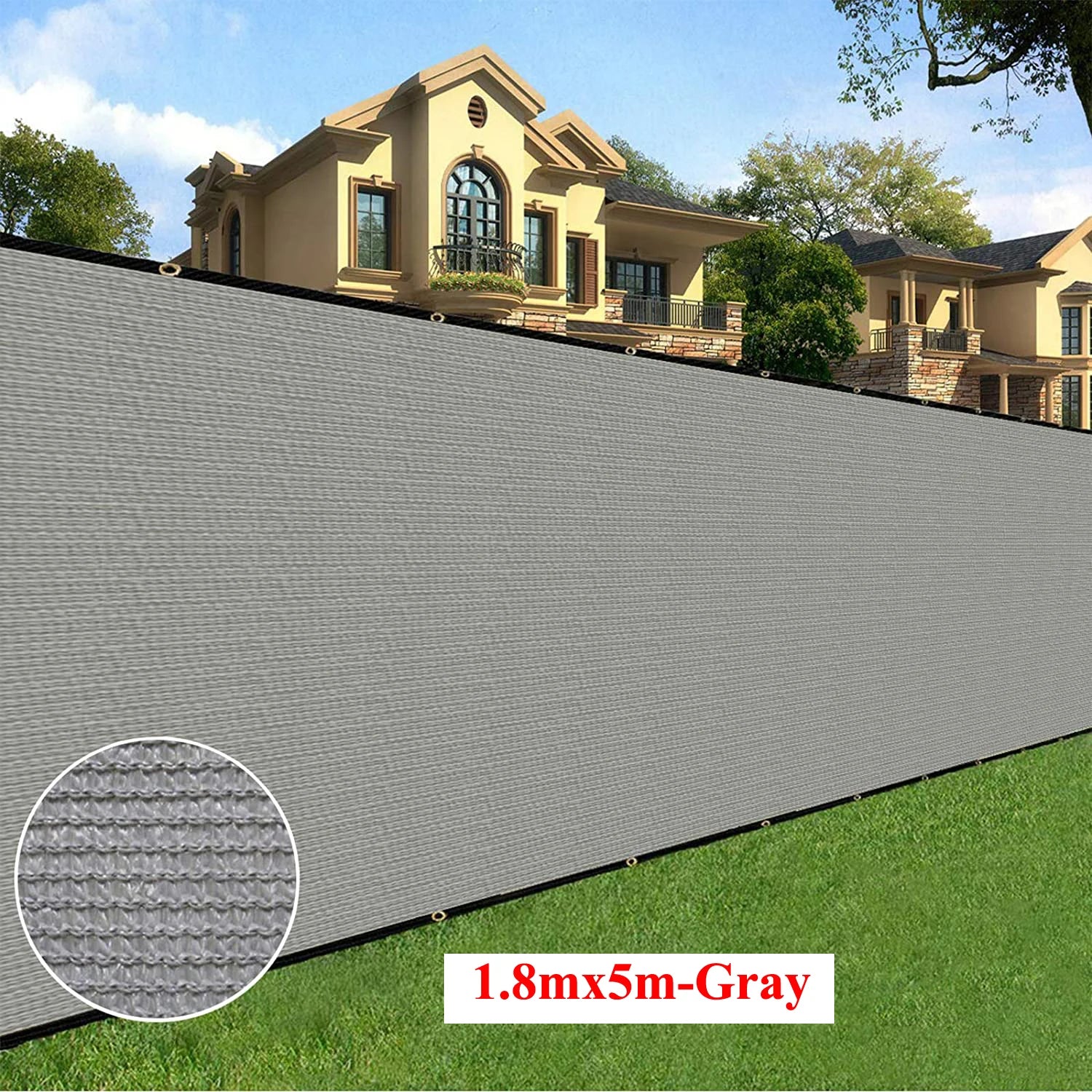 Green Fence Privacy Screen Windscreen – Heavy Duty Outdoor Privacy Barrier
