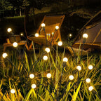 Solar Powered Firefly Waterproof Vibrant Garden Lights