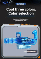 Rotating Spitfire Gatling Electric Water Gun – High-Pressure Continuous Pulse Water Blaster