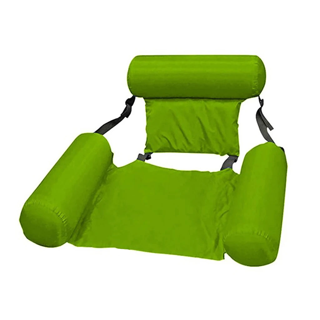 Inflatable Water Hammock Floating Bed – Portable Pool Lounge Chair for Adults