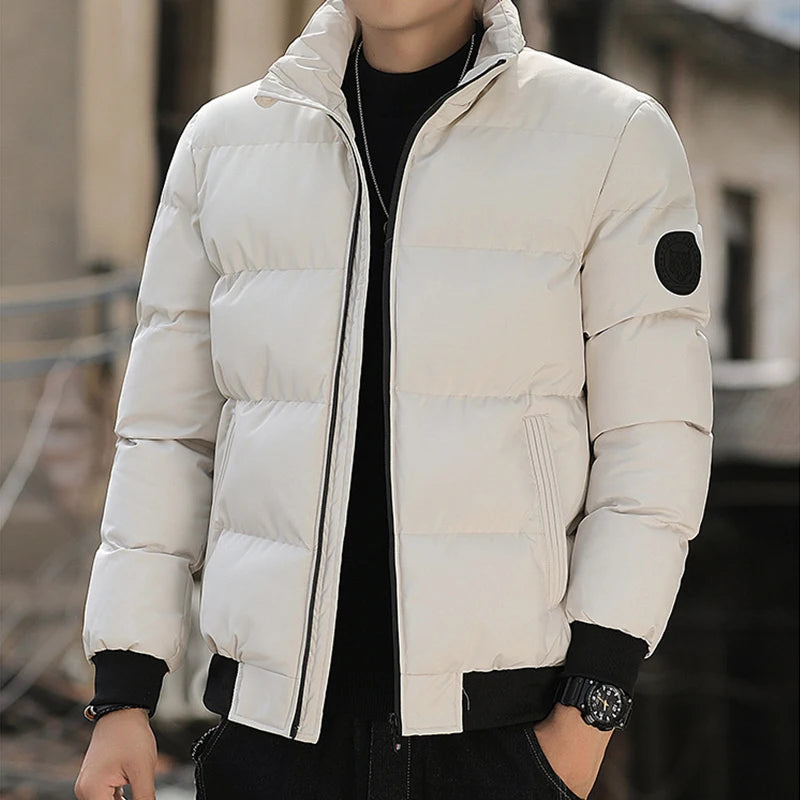 Men’s Autumn Winter Windbreaker Jacket – Warm Casual Parka
