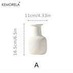 Vase Nordique en Céramique Creux Circulaire Donuts Pot de Fleurs Décoration Maison Salon Accessoires Décoration Intérieure Bureau Cadeau