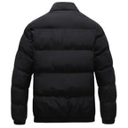 Men’s Winter Cotton Jacket – Thickened Stand Collar Bread Style Casual Outerwear