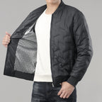 Men’s Winter Down Jacket – Lightweight Duck Down Puffer Coat with Stand Collar, Business Casual Style