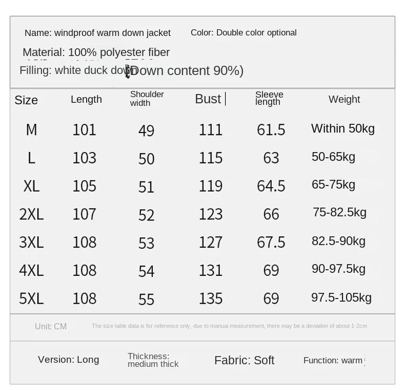 Men’s Winter Fur Collar Down Jacket – Luxury, Warm & Casual